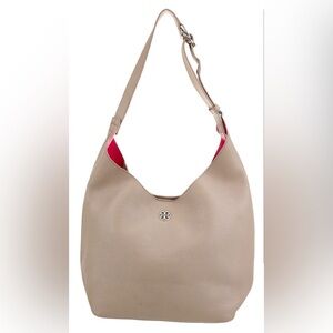 Tory Burch Leather Hobo Bag